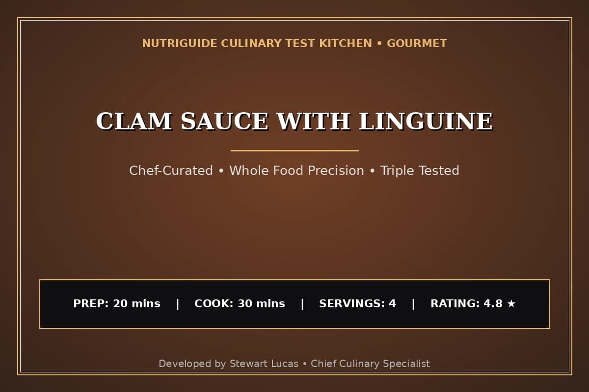 Clam Sauce With Linguine
