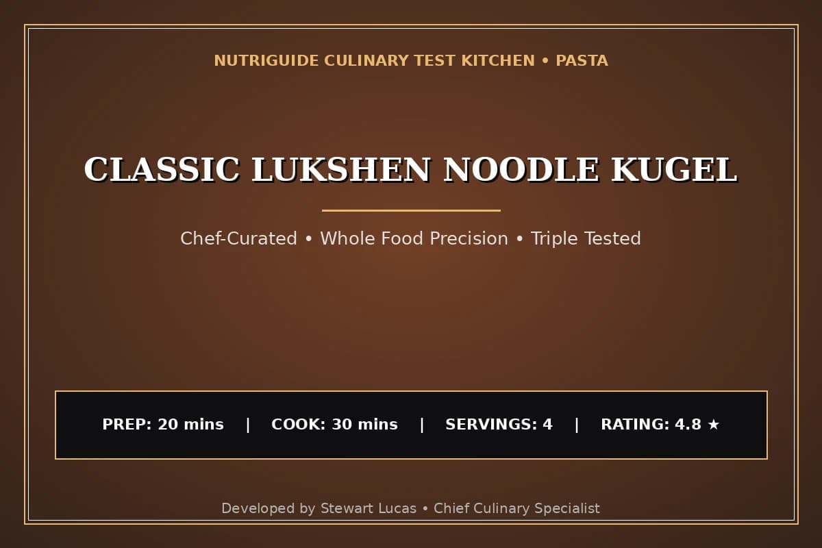 Classic Lukshen Noodle Kugel
