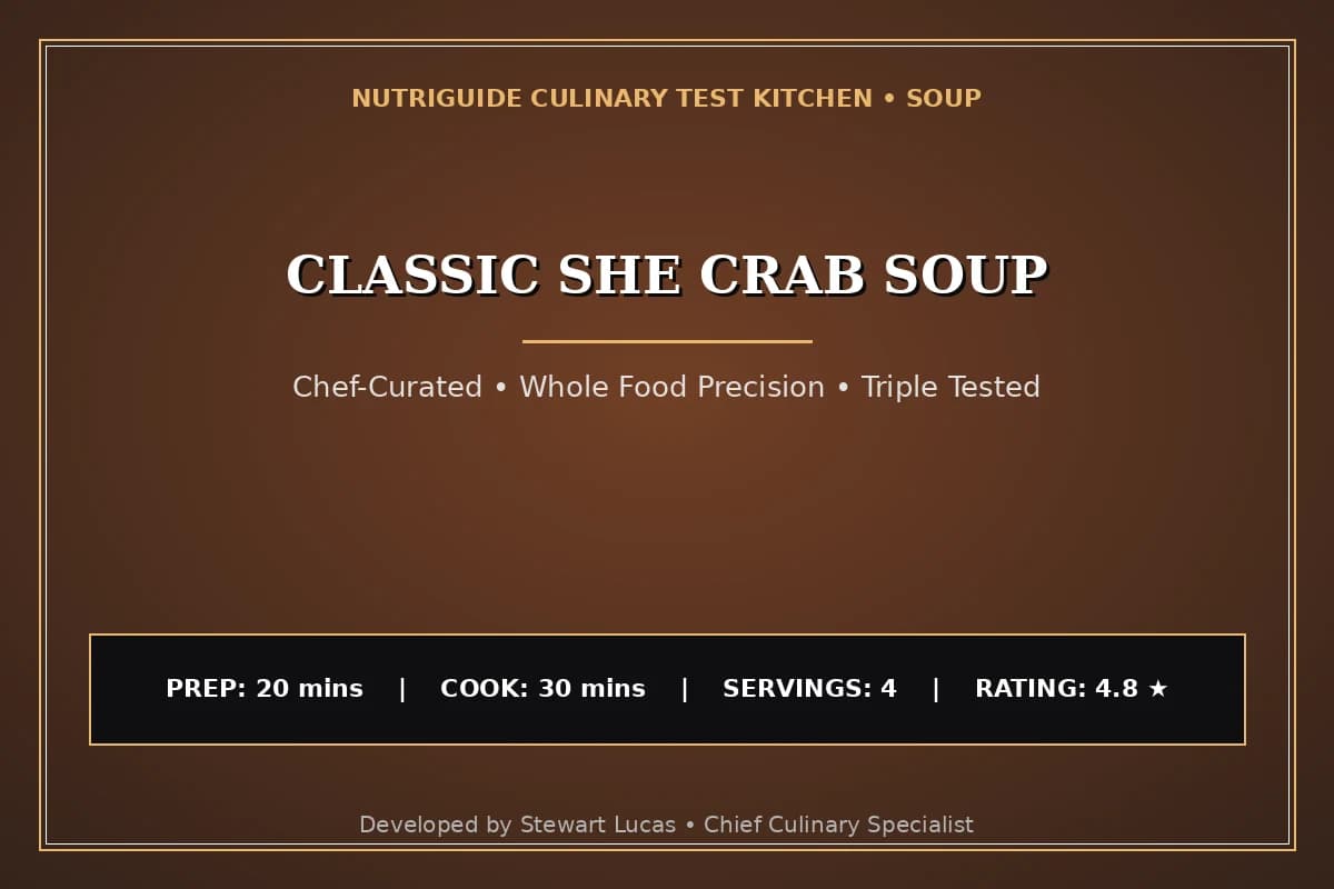 Classic She Crab Soup