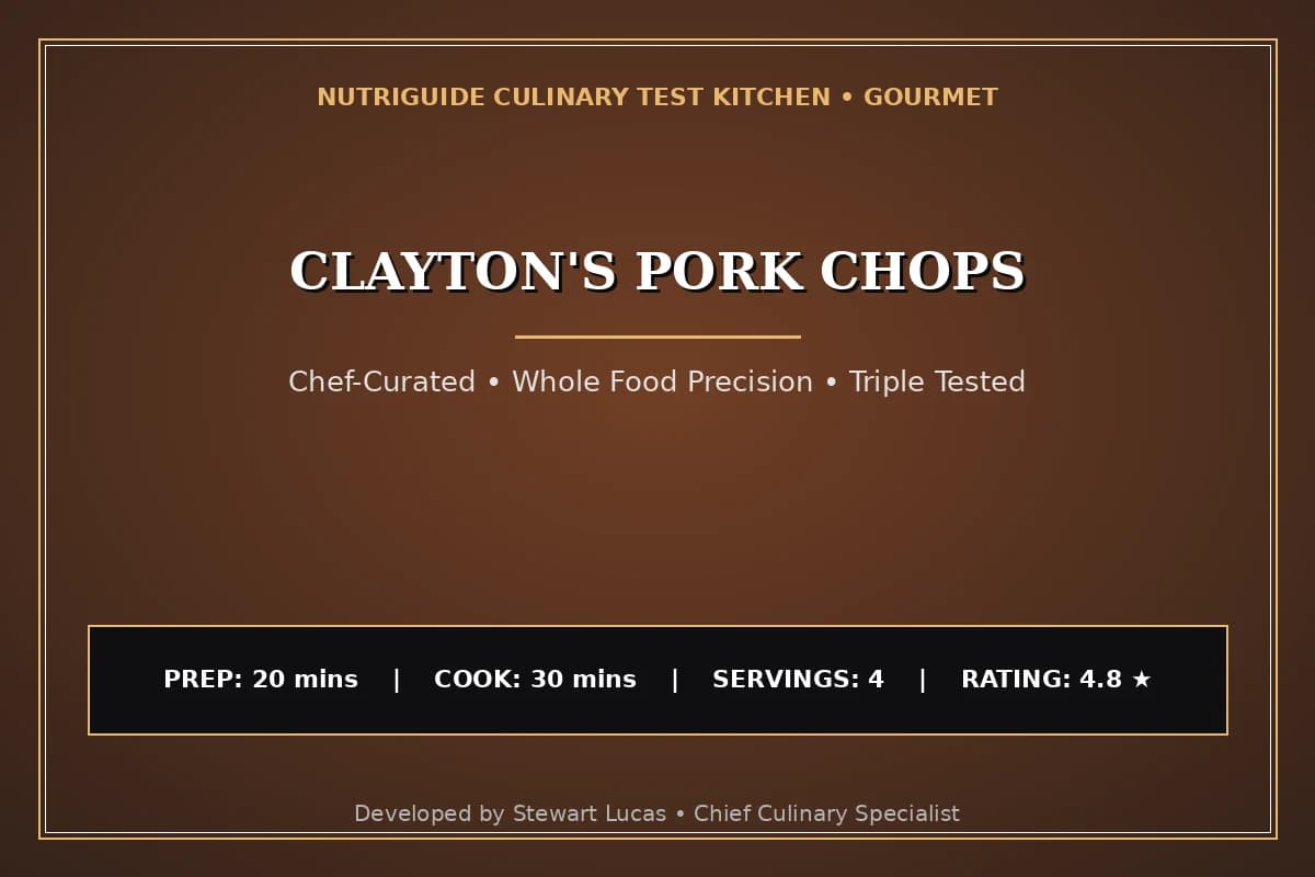Clayton'S Pork Chops