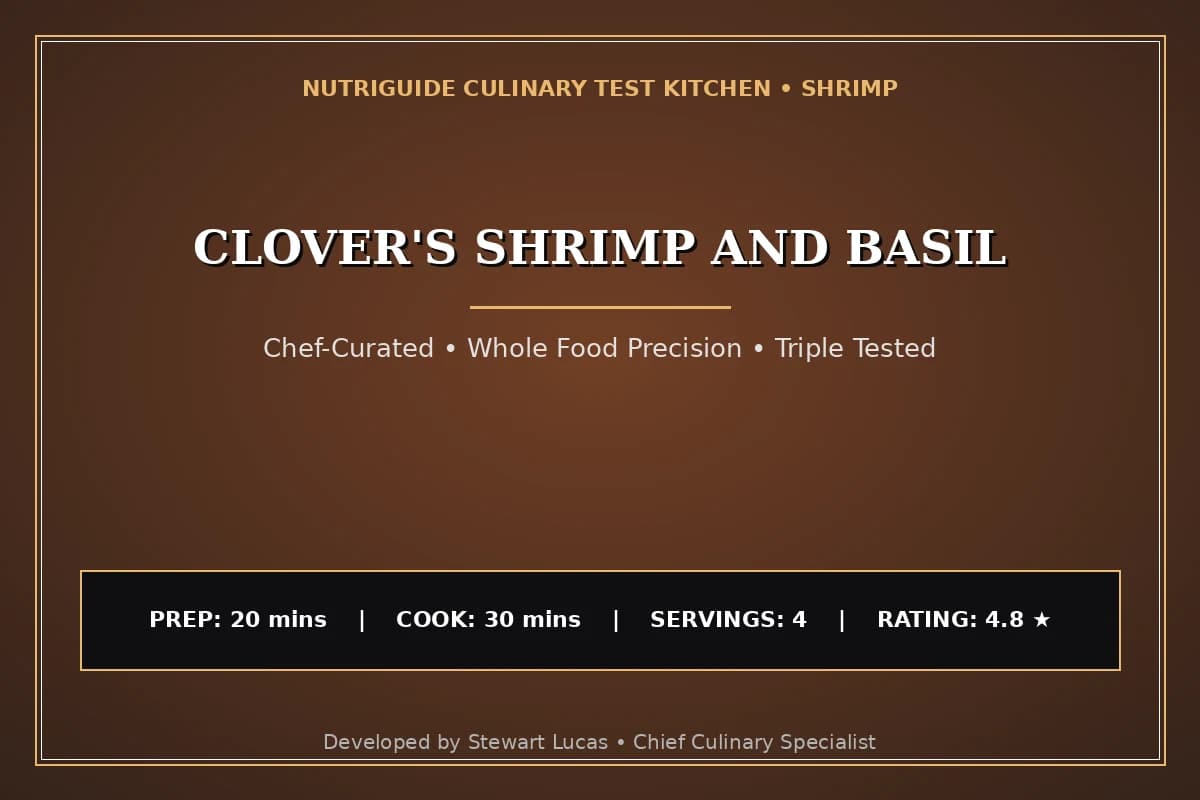 Clover'S Shrimp And Basil