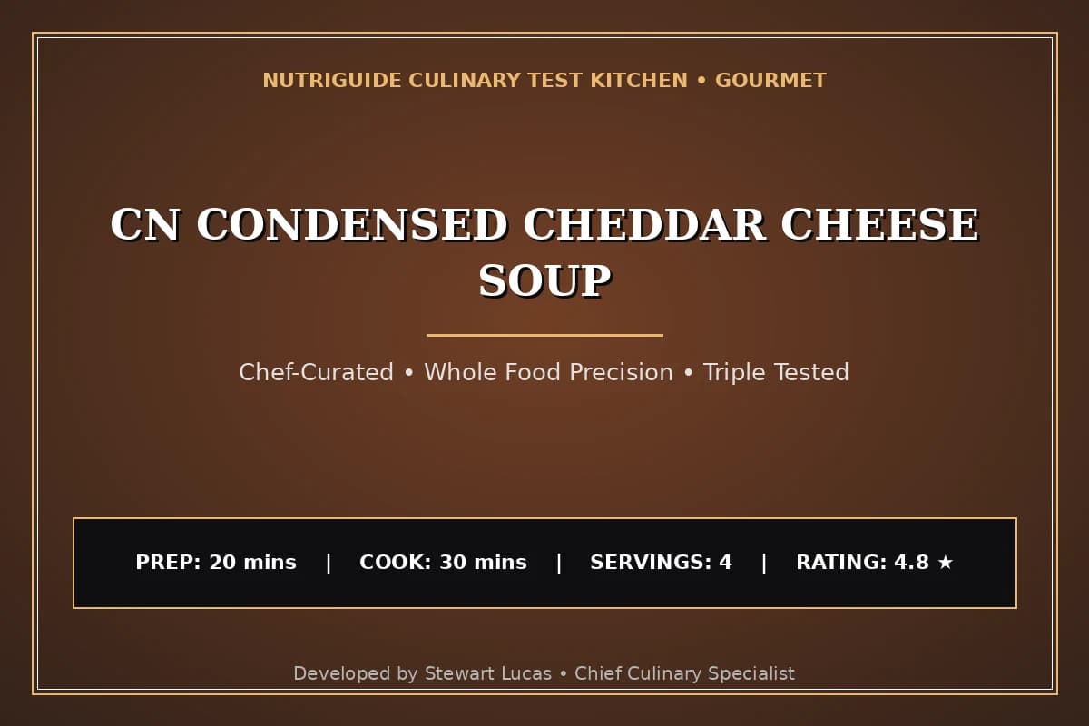Cn Condensed Cheddar Cheese Soup