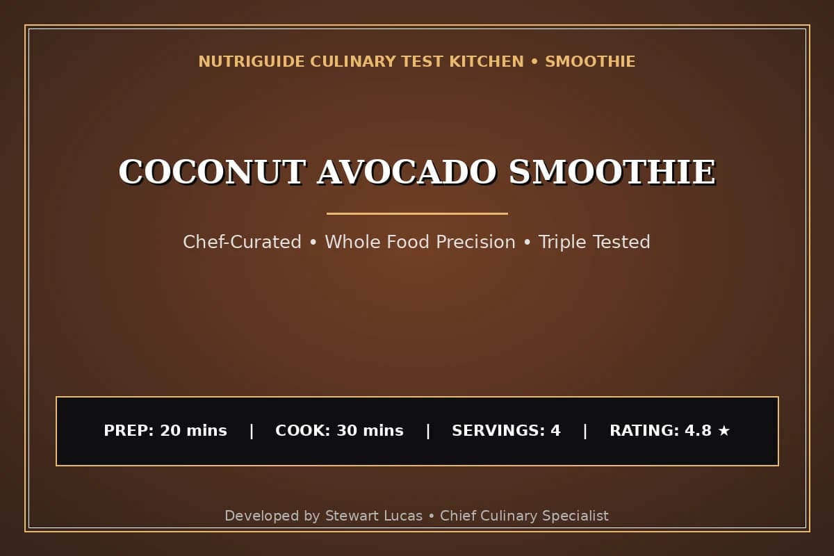 Coconut Avocado Smoothie