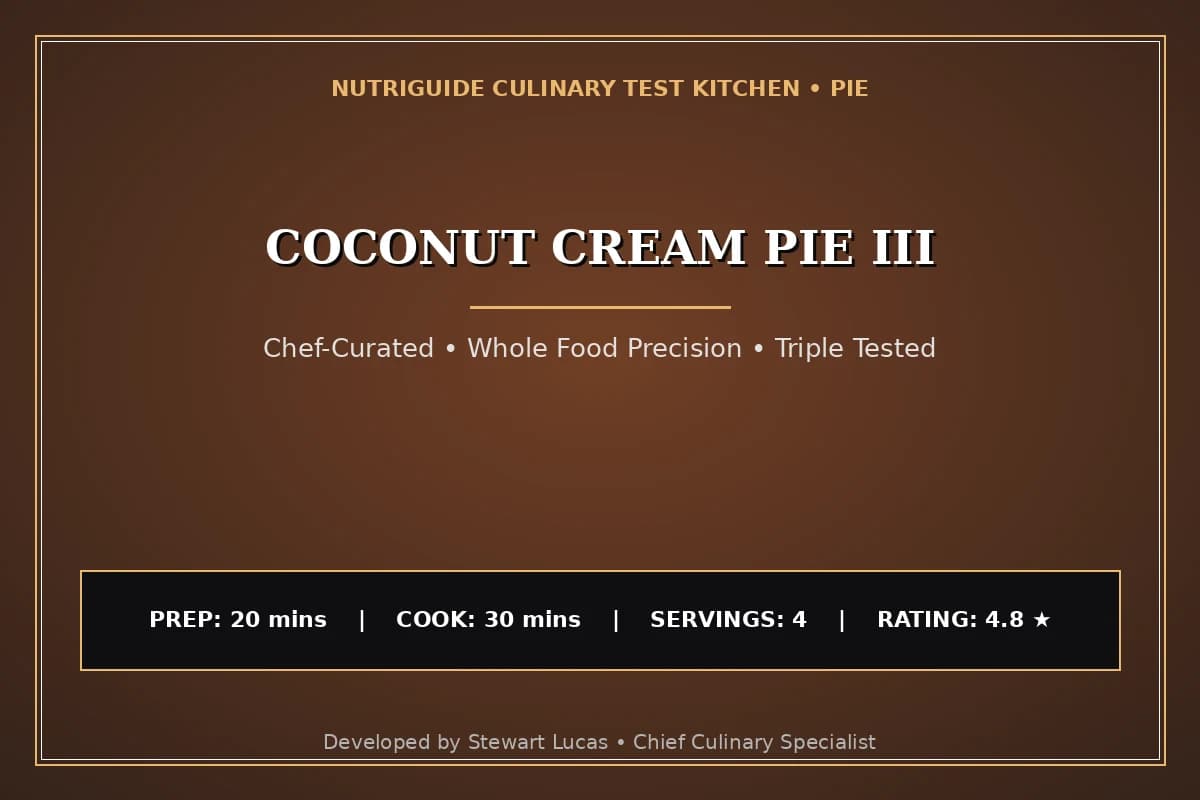 Coconut Cream Pie Iii