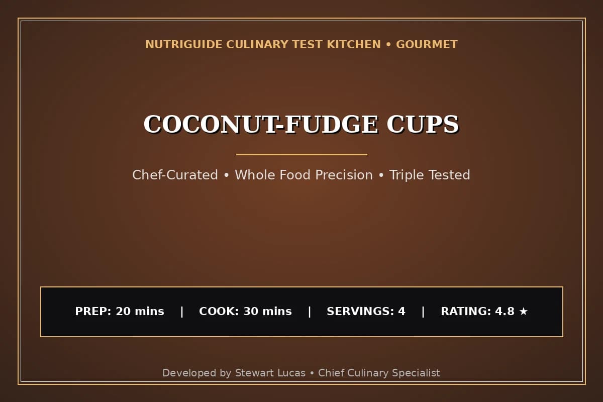 Coconut-Fudge Cups