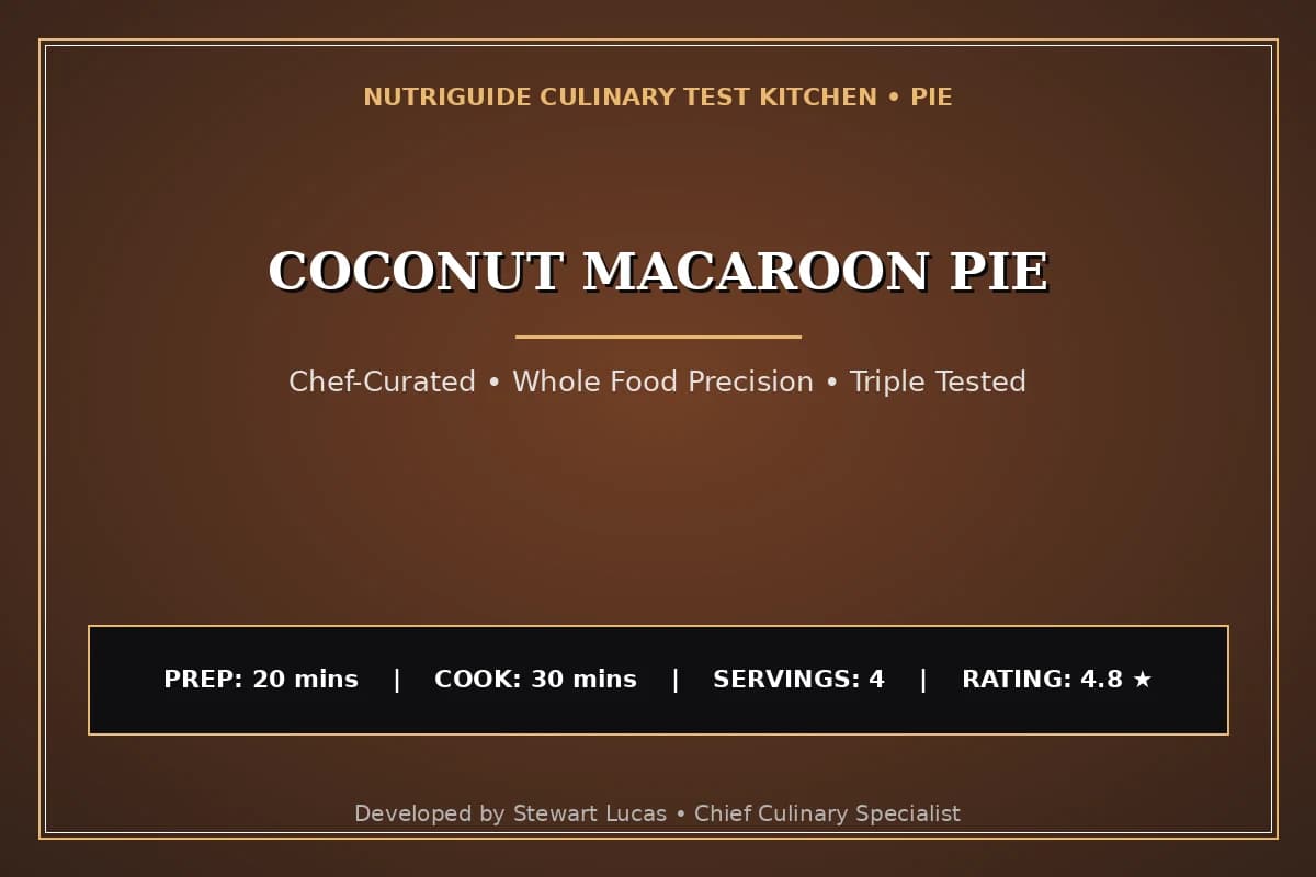 Coconut Macaroon Pie
