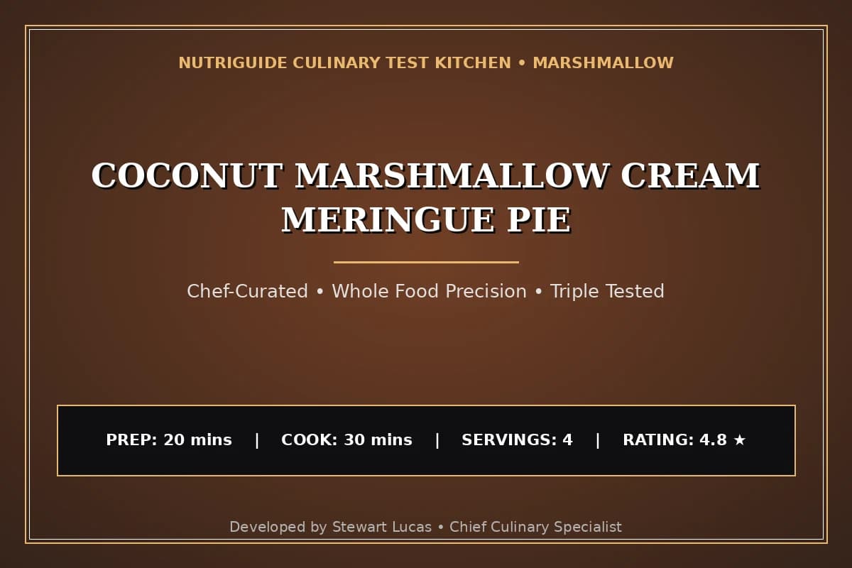 Coconut Marshmallow Cream Meringue Pie