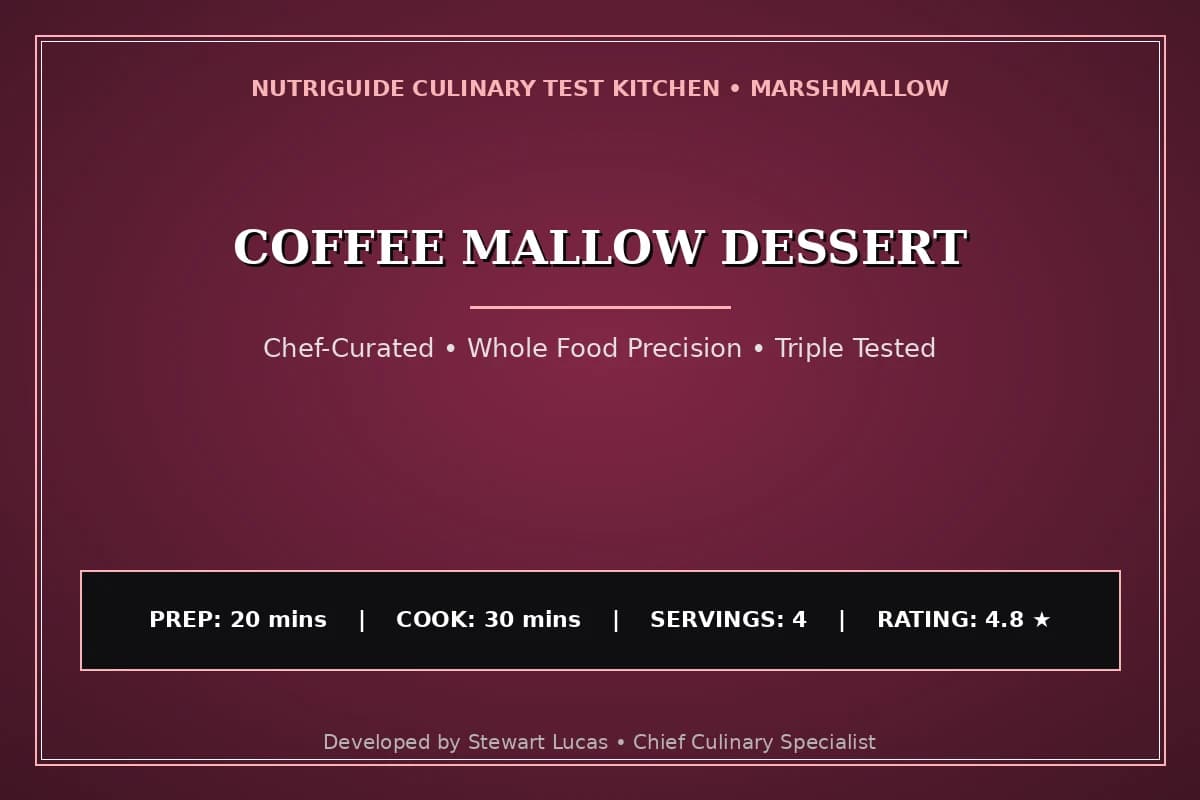 Coffee Mallow Dessert