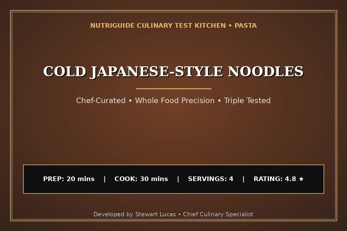 Cold Japanese-Style Noodles