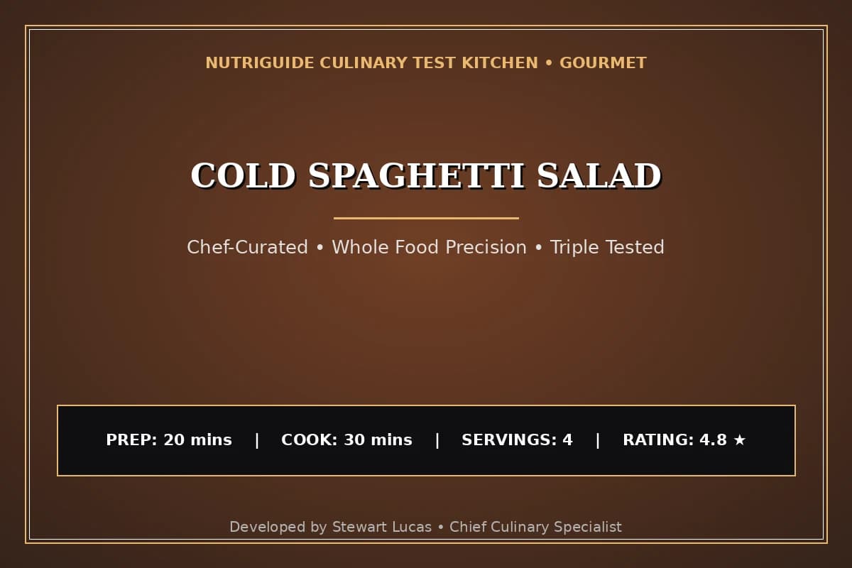 Cold Spaghetti Salad