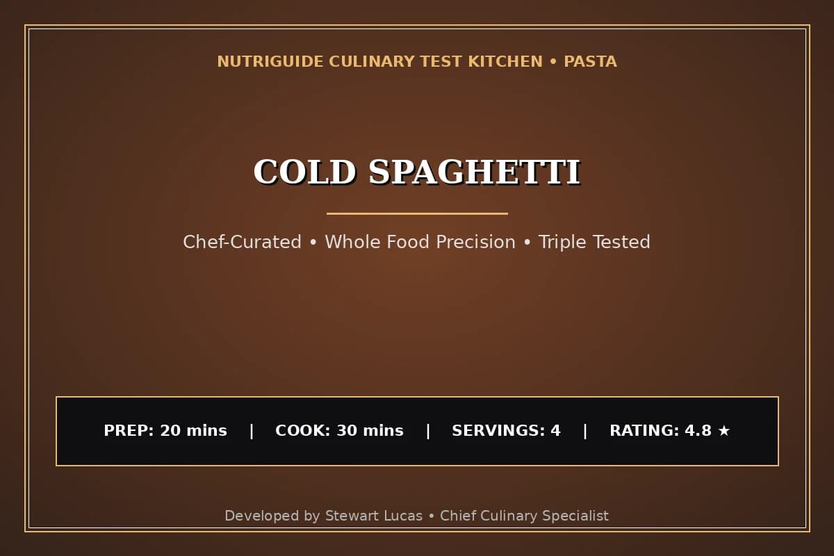 Cold Spaghetti