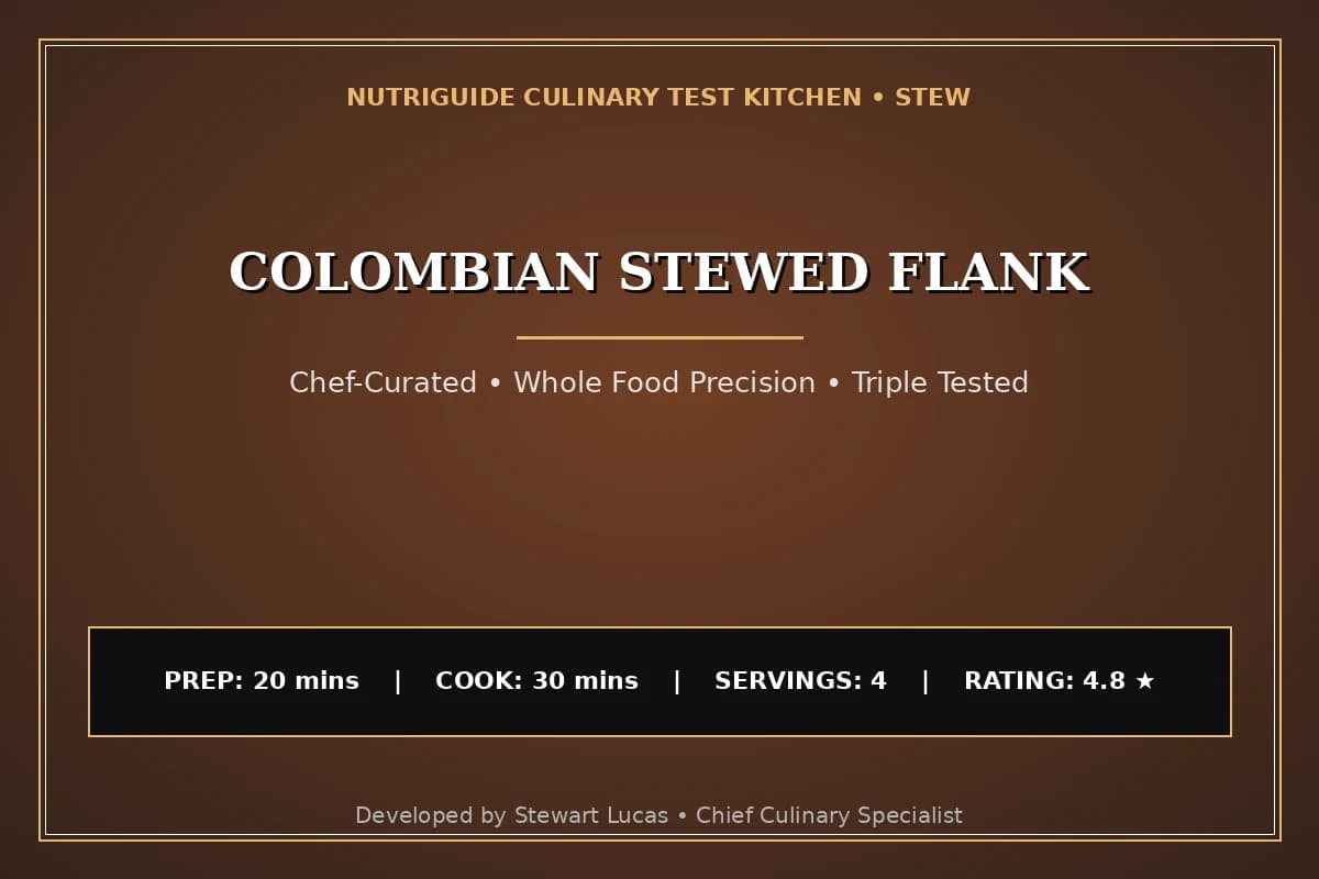 Colombian Stewed Flank