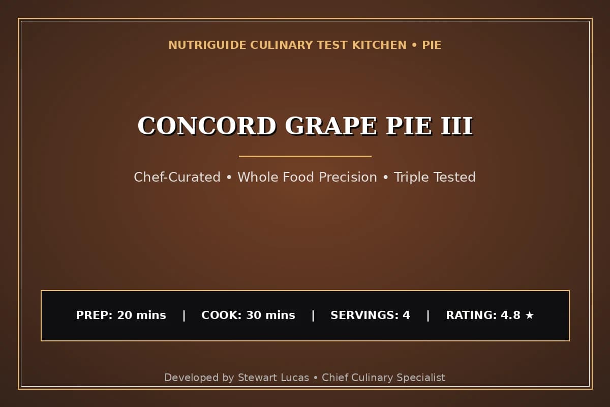 Concord Grape Pie Iii