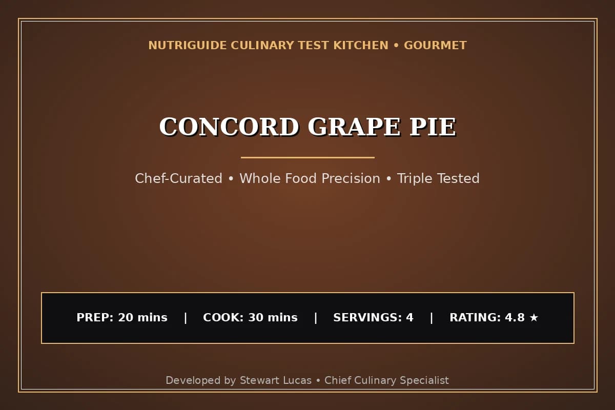 Concord Grape Pie