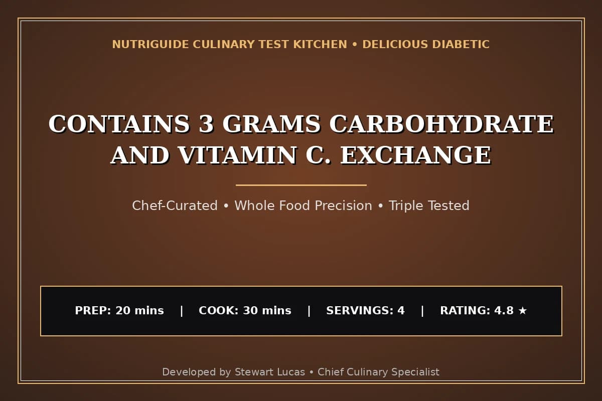 Contains 3 Grams Carbohydrate And Vitamin C. Exchange