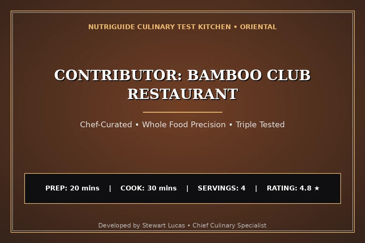 Contributor: Bamboo Club Restaurant