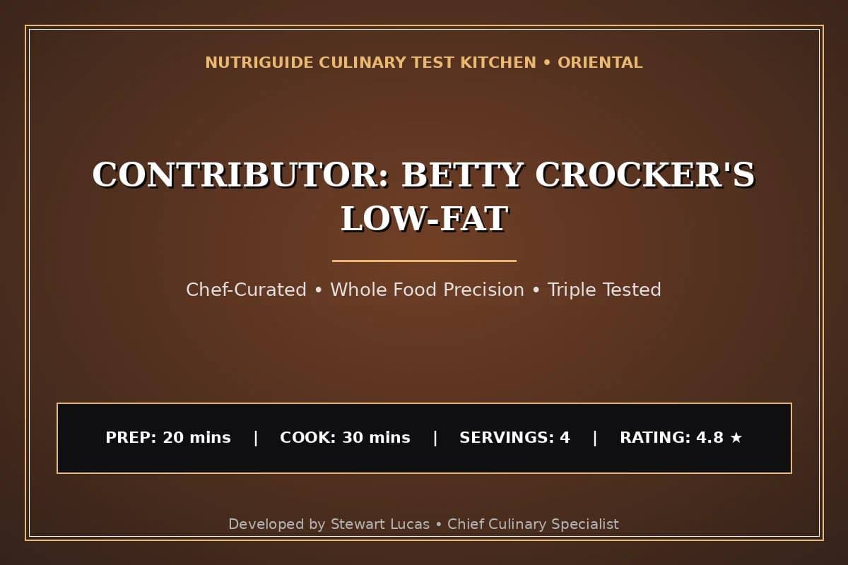 Contributor: Betty Crocker'S Low-Fat