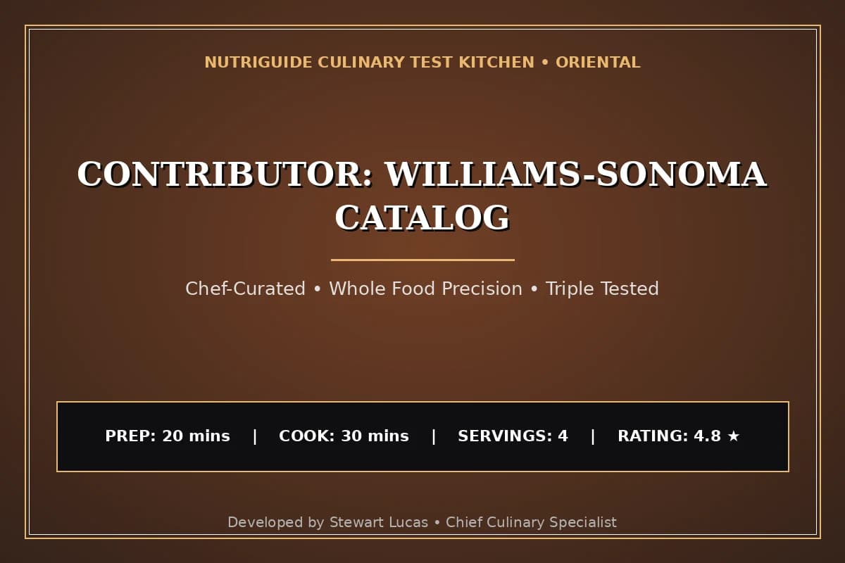 Contributor: Williams-Sonoma Catalog