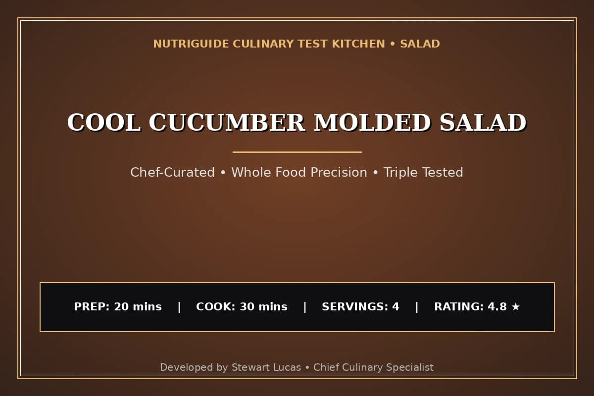Cool Cucumber Molded Salad