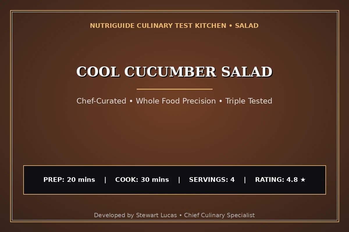 Cool Cucumber Salad