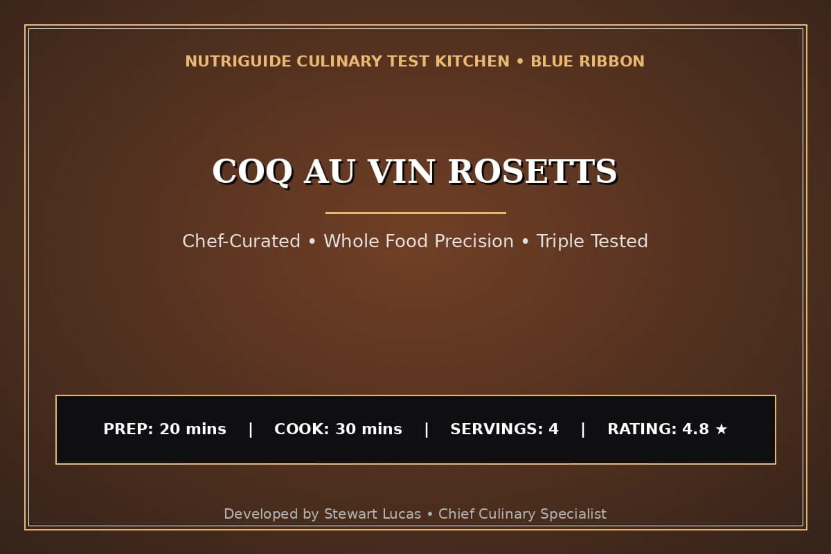 Coq Au Vin Rosetts
