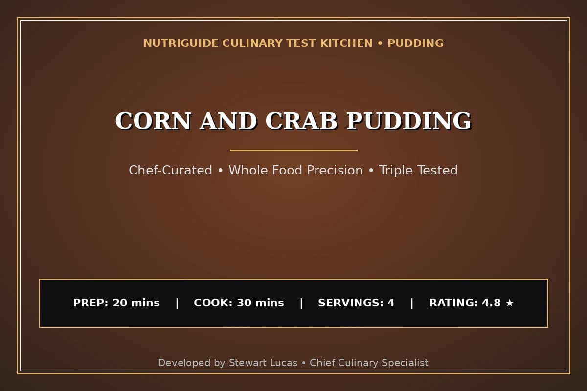 Corn And Crab Pudding