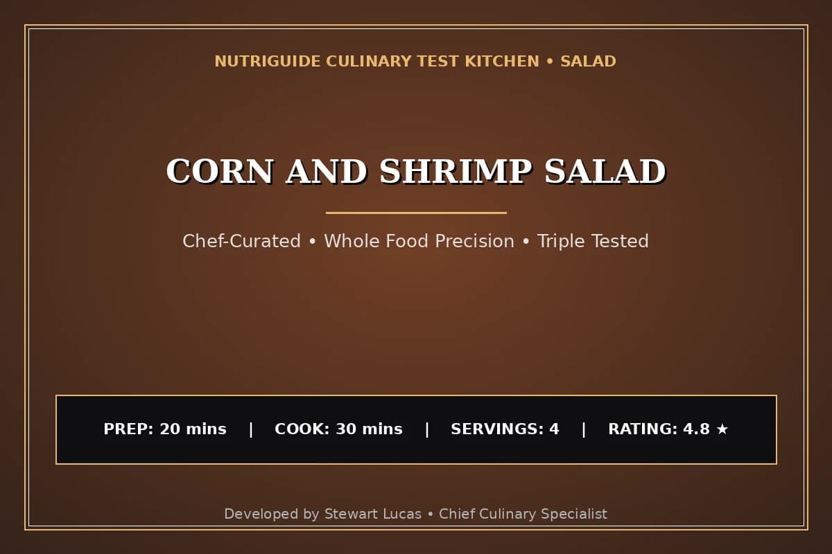 Corn And Shrimp Salad
