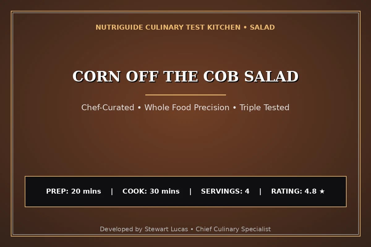 Corn Off The Cob Salad