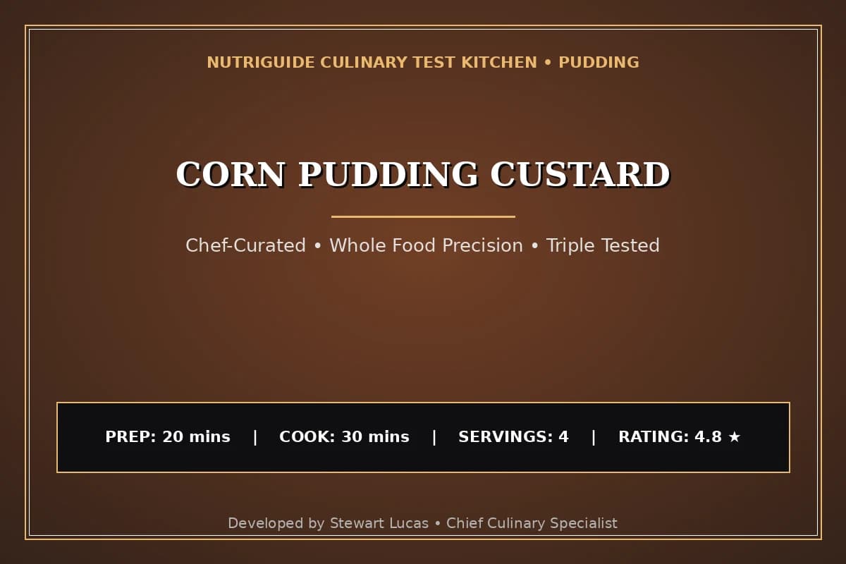 Corn Pudding Custard