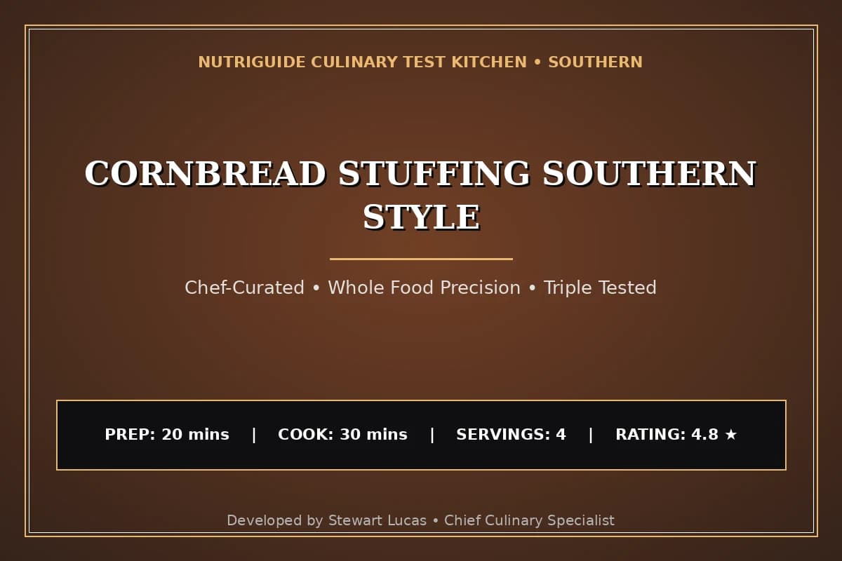 Cornbread Stuffing Southern Style
