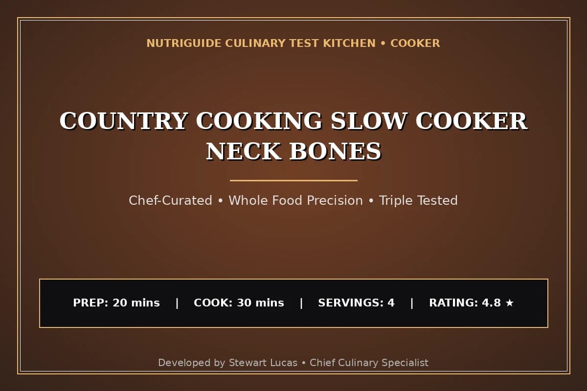 Country Cooking Slow Cooker Neck Bones