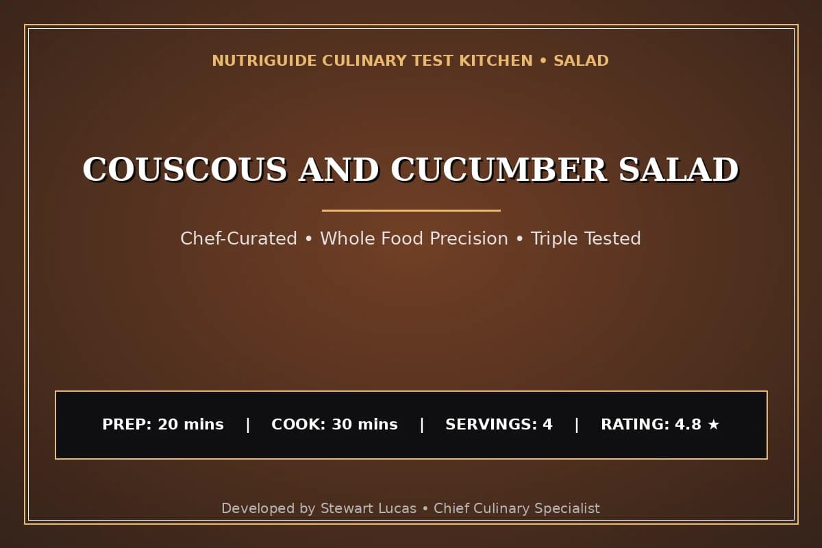 Couscous And Cucumber Salad