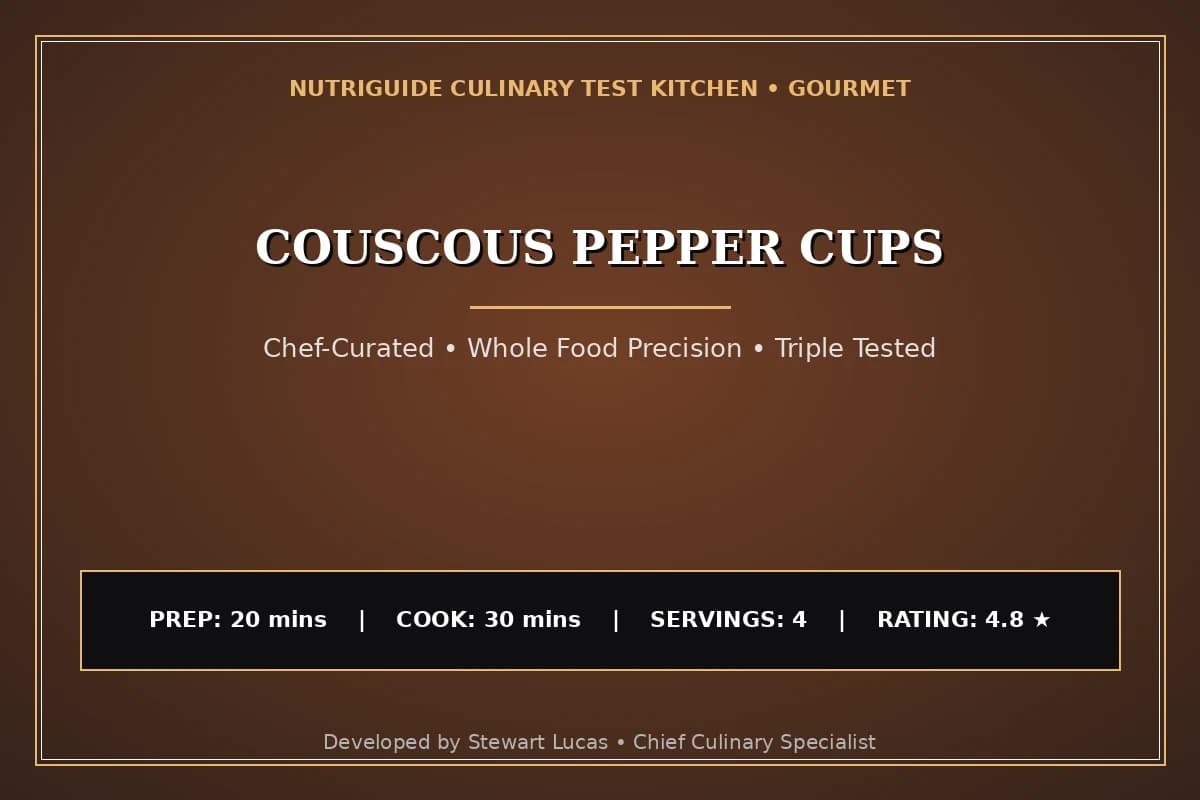Couscous Pepper Cups
