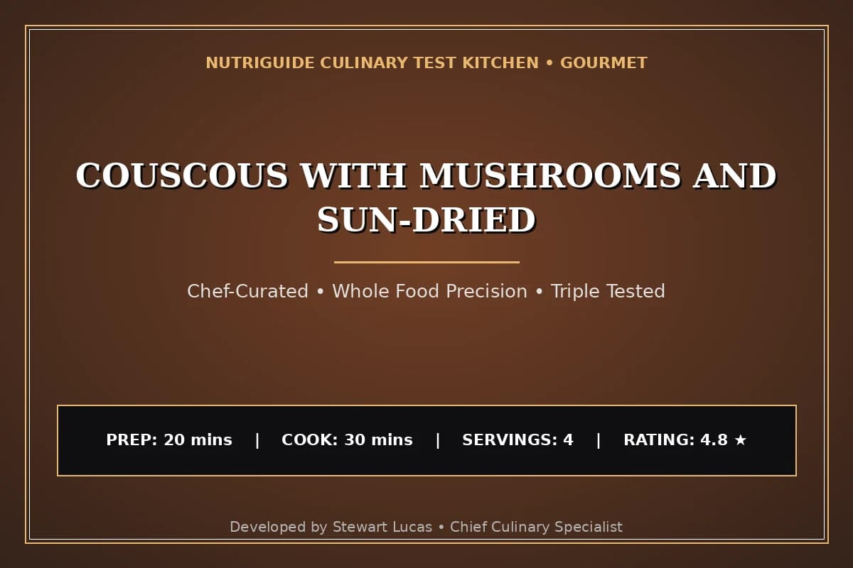 Couscous With Mushrooms And Sun-Dried