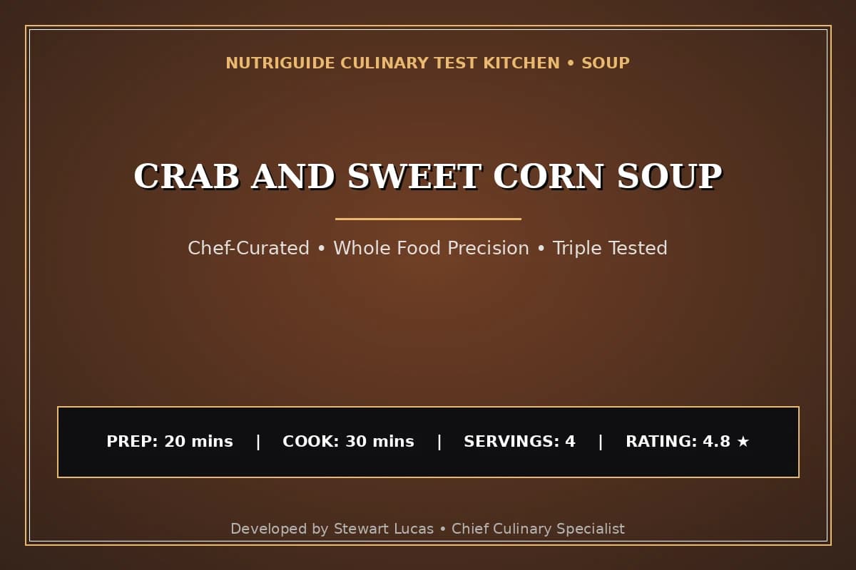 Crab And Sweet Corn Soup