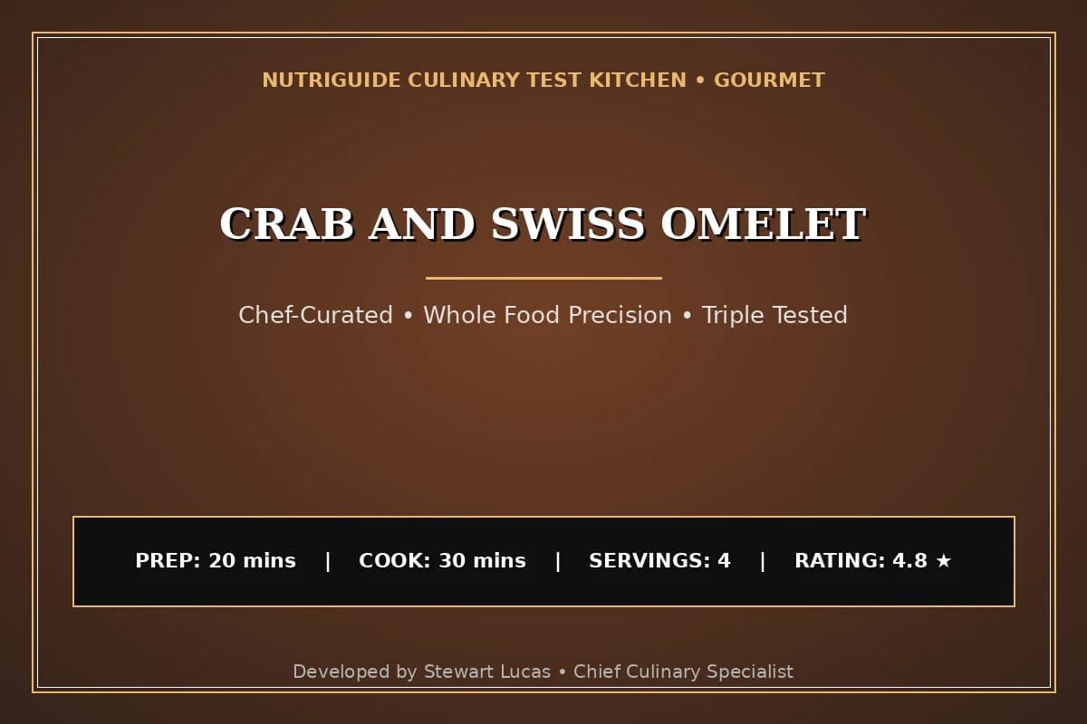 Crab And Swiss Omelet
