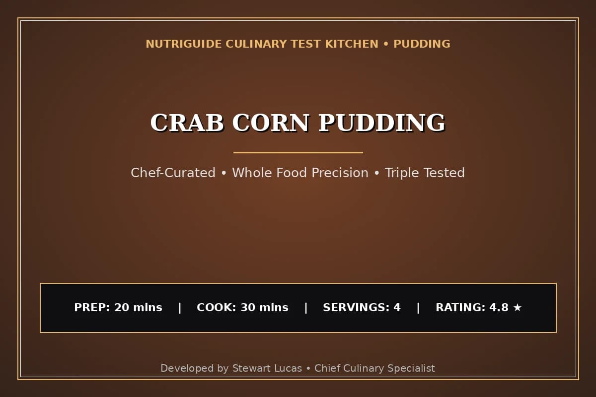 Crab Corn Pudding