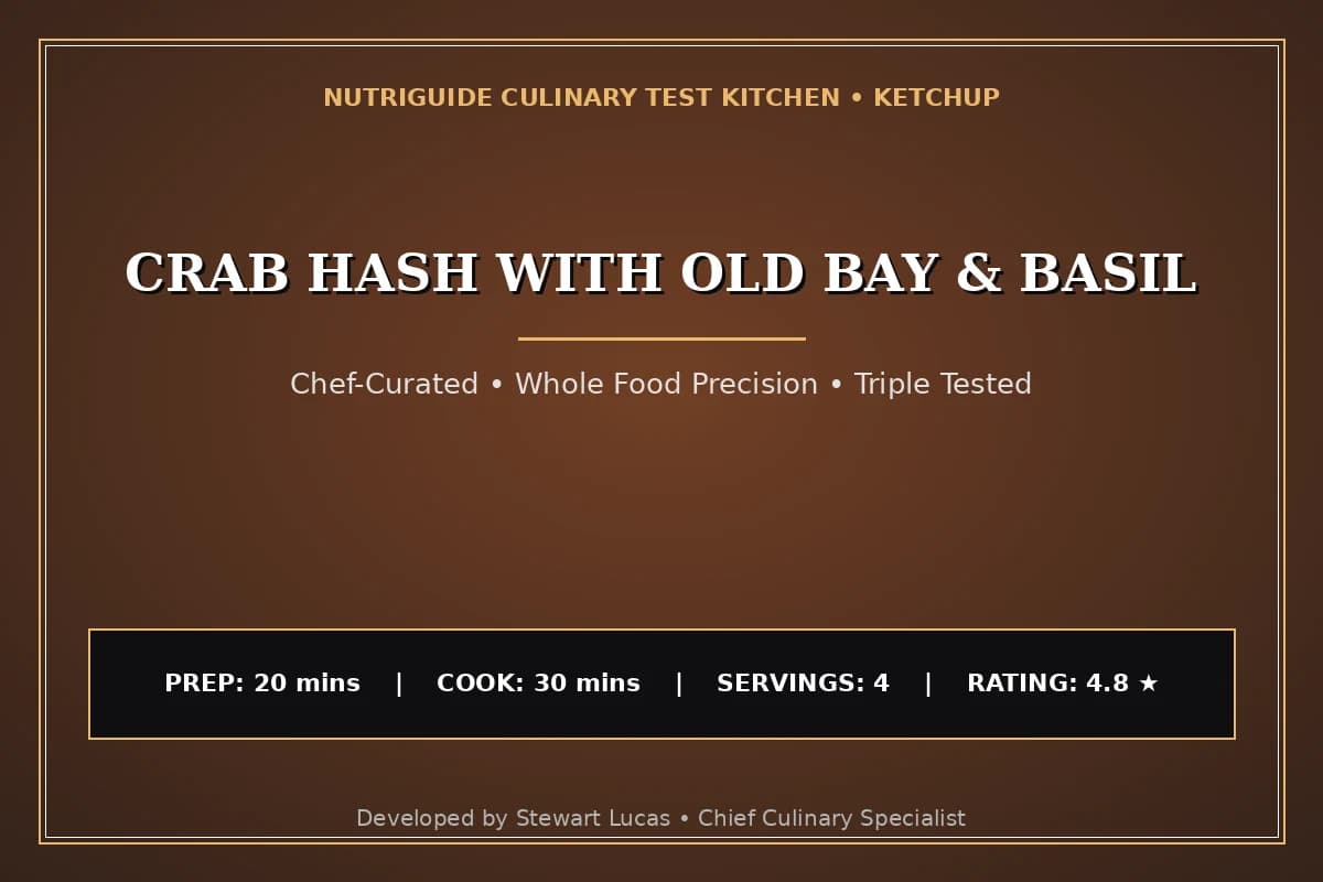 Crab Hash With Old Bay & Basil