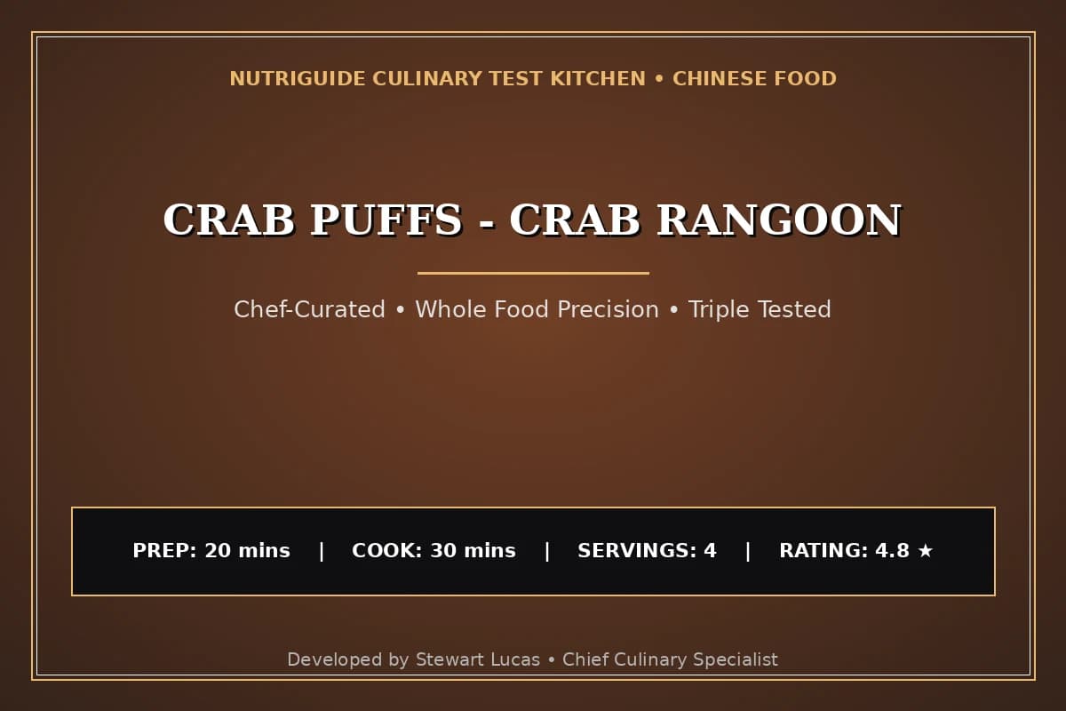Crab Puffs - Crab Rangoon