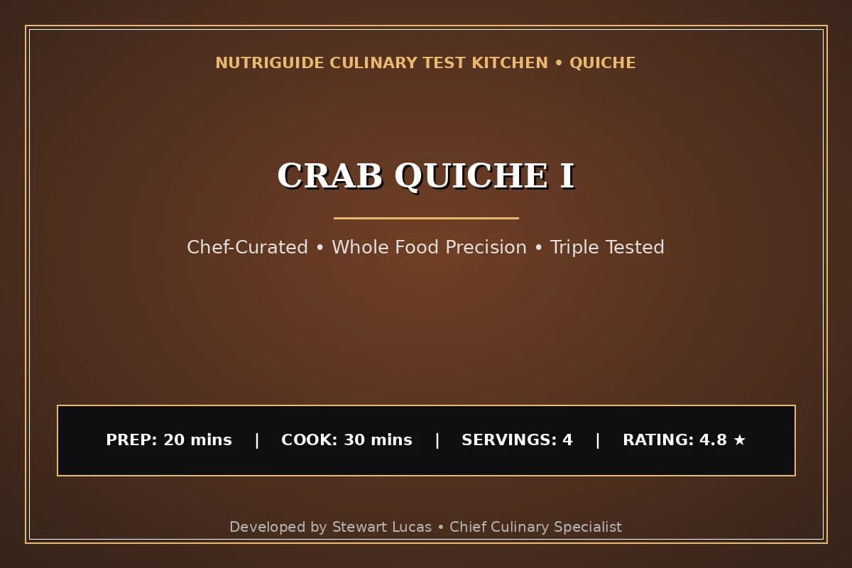 Crab Quiche I