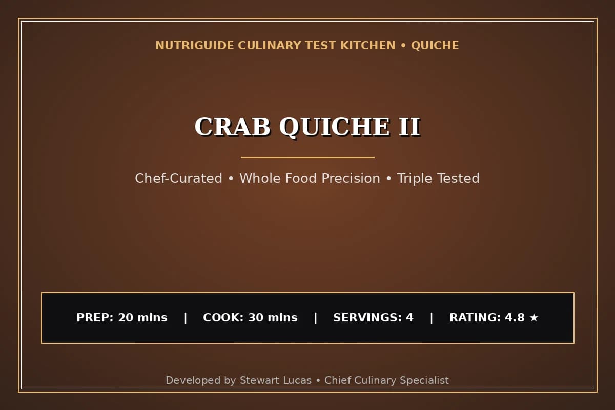 Crab Quiche Ii