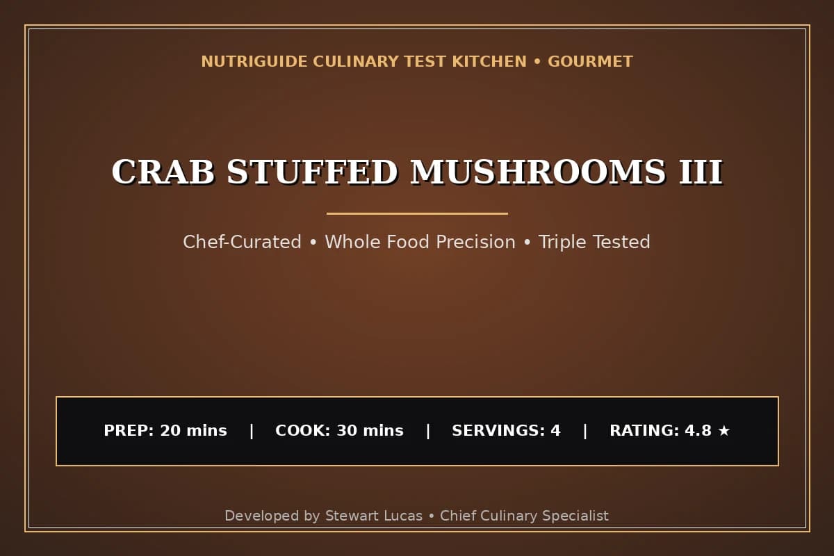 Crab Stuffed Mushrooms Iii