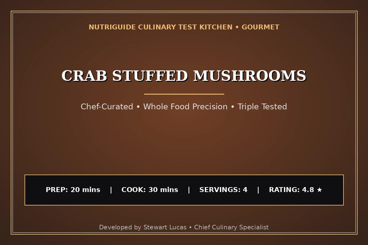 Crab Stuffed Mushrooms
