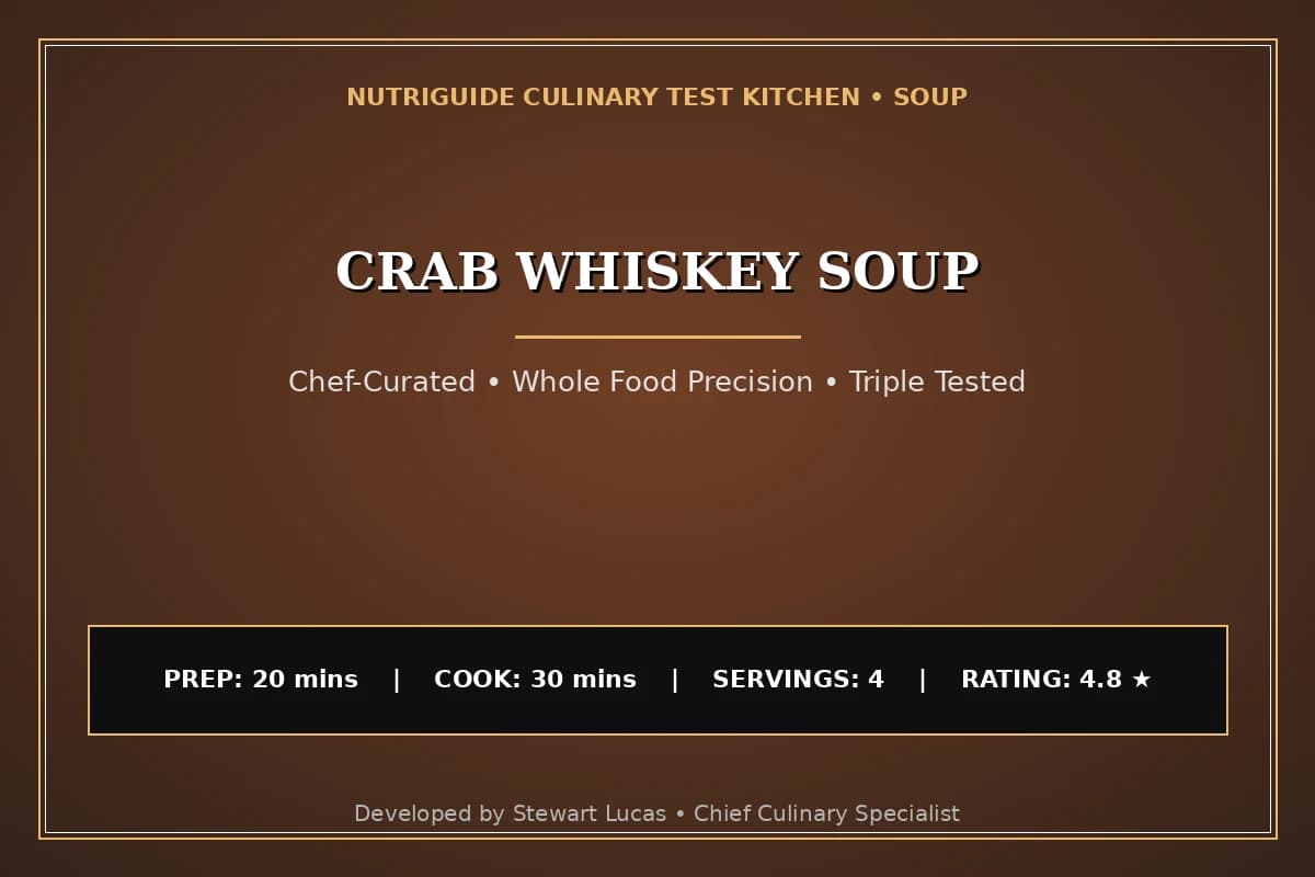 Crab Whiskey Soup
