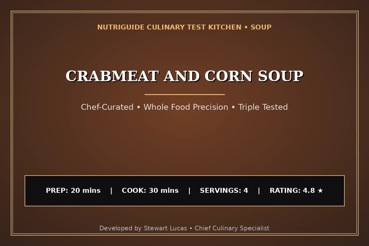 Crabmeat And Corn Soup