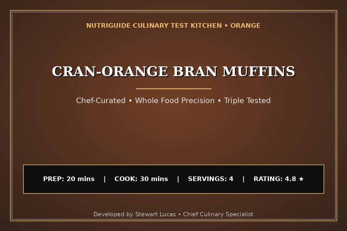 Cran-Orange Bran Muffins