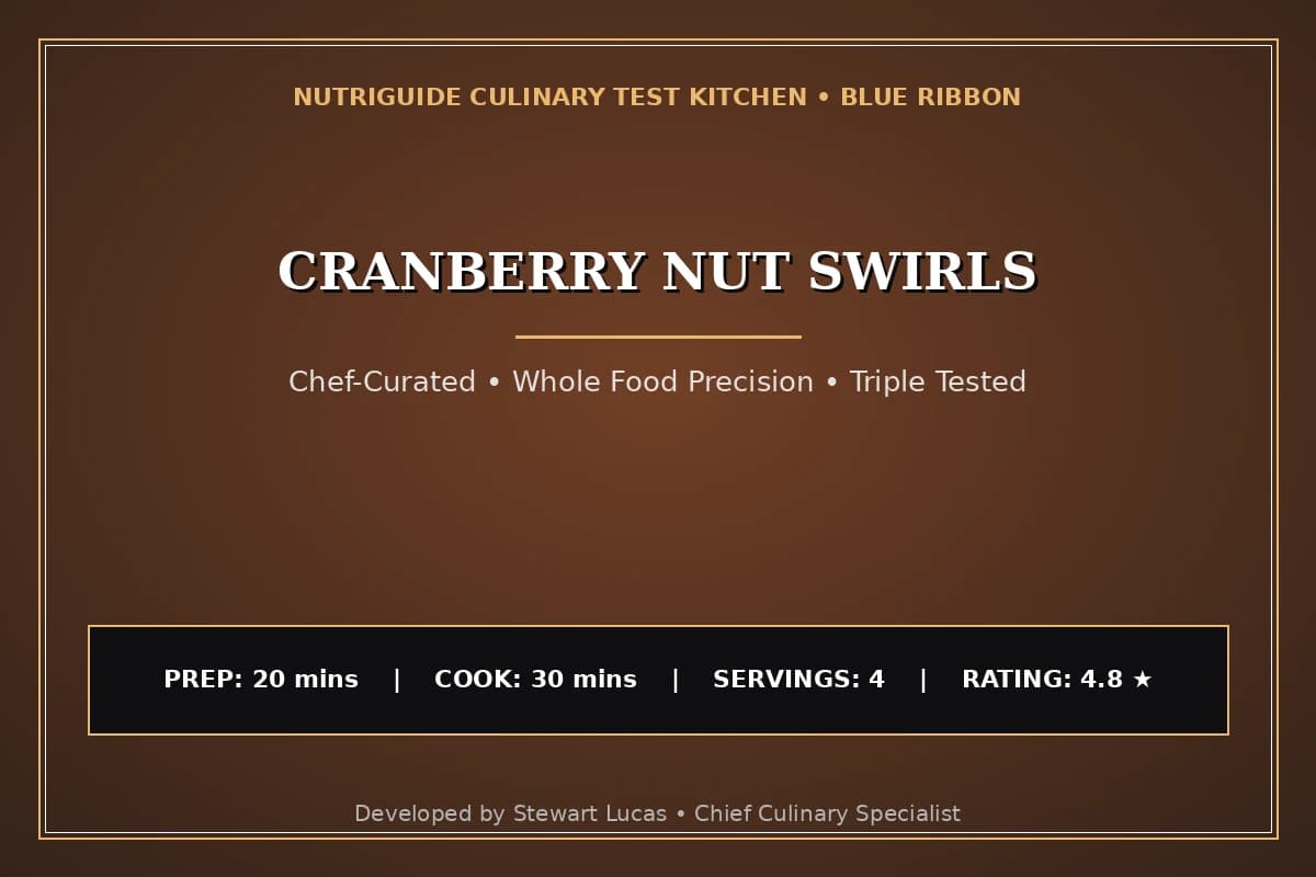 Cranberry Nut Swirls