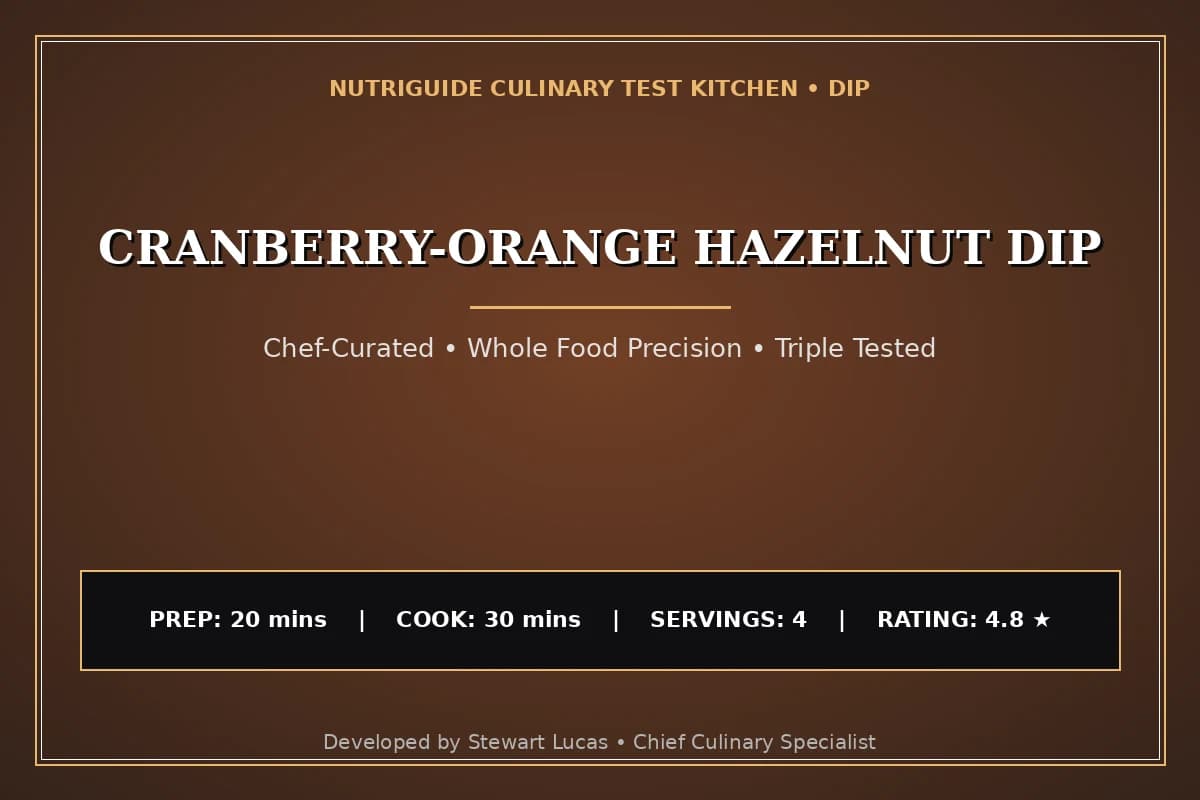 Cranberry-Orange Hazelnut Dip