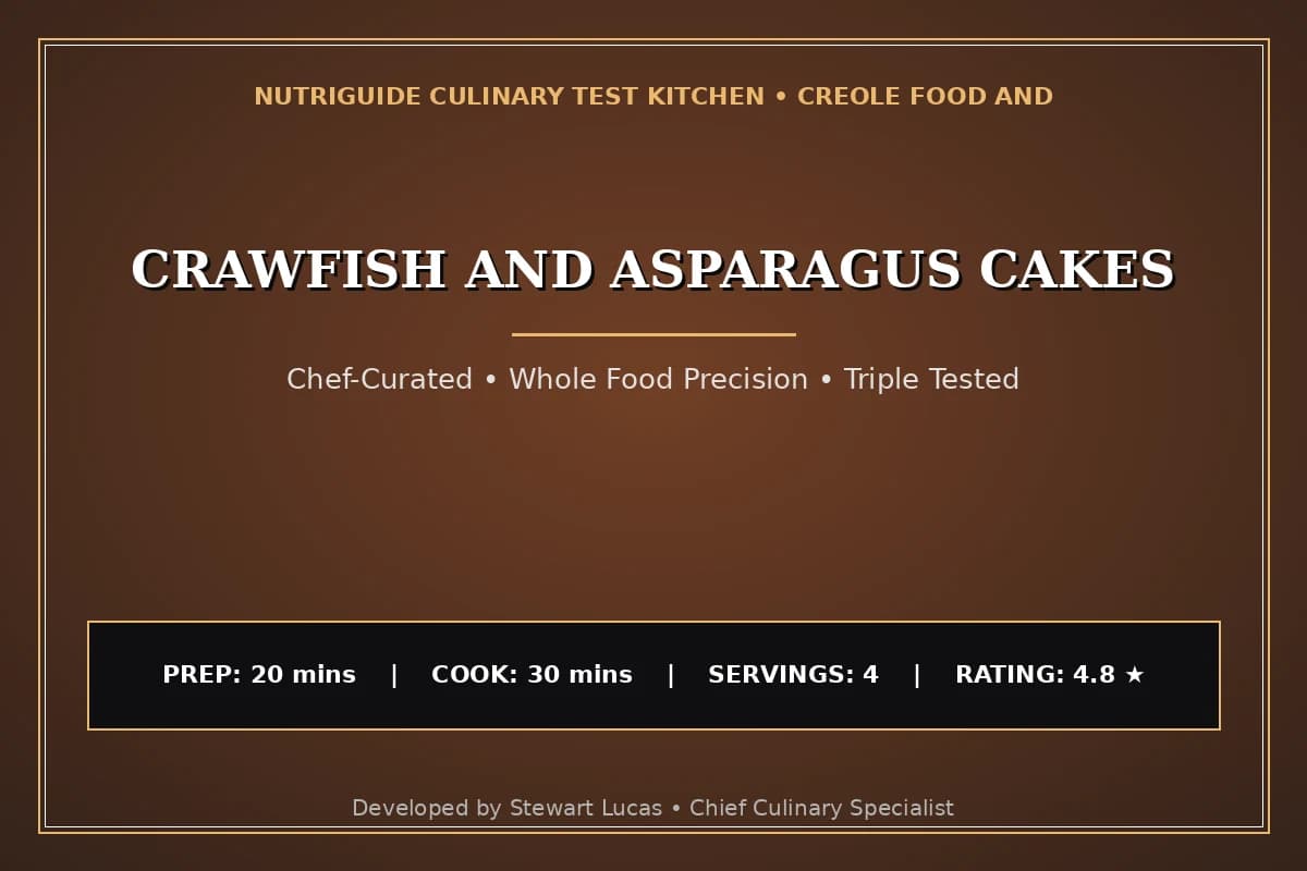 Crawfish And Asparagus Cakes