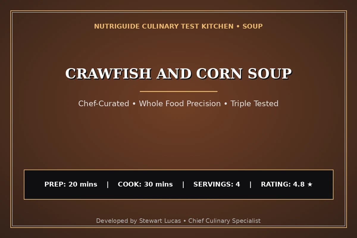 Crawfish And Corn Soup